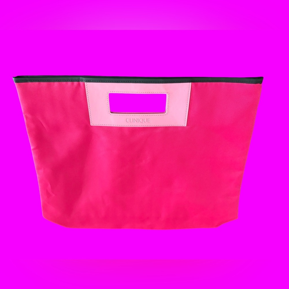 Clinique Fuchsia Carryall Tote